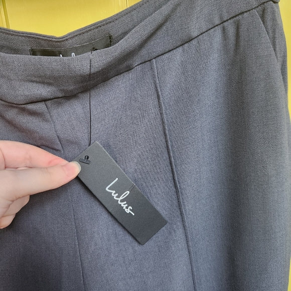 Charcoal great trouser pants Lulus - Picture 4 of 5